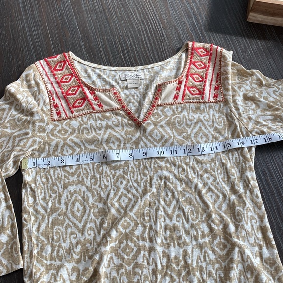 Lucky brand ladies tunic made with love in India. Size small. - Picture 5 of 6